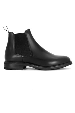 Black calfskin leather Chelsea boot BERWICK 1707 | 446CHATEAUBRIANDNEGRO